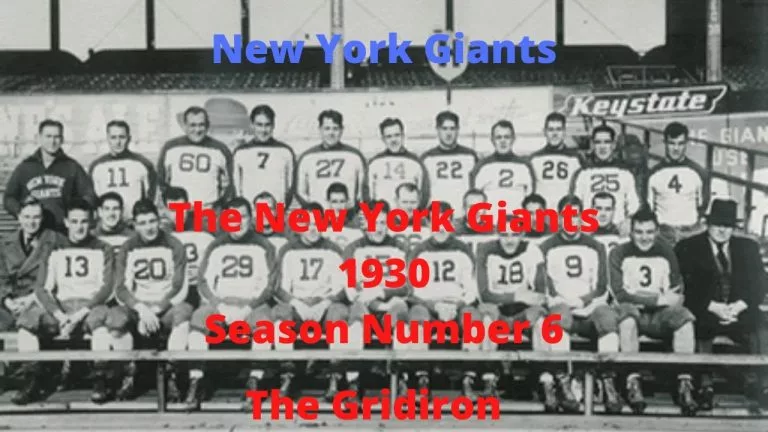 Video: The Gridiron- The New York Giants 1930 Season Number 6