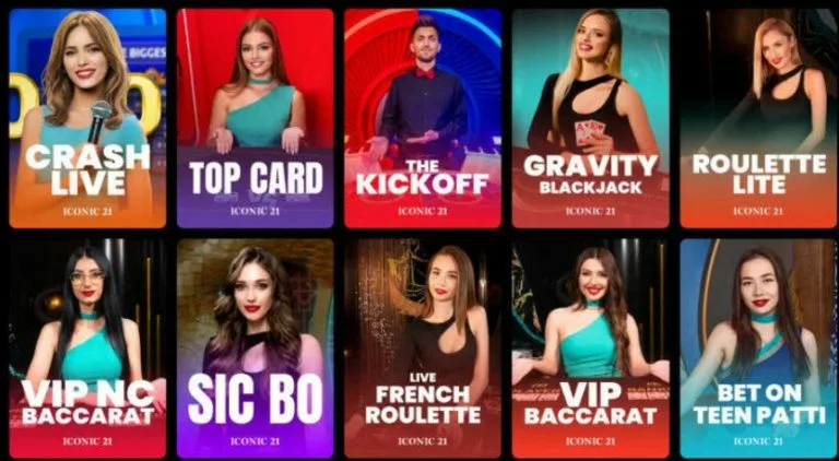 Sweepstakes casino live games