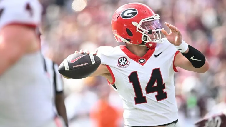 Video: Gunner Stockton Talks about 3-Touchdown Performance in Blowout Win