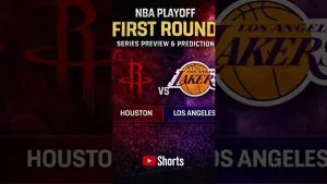 Video: NBA Playoffs First round Lakers vs Rockets Series Preview and Prediction #lebronjames #rockets #nba