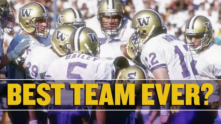 Video: Don't forget 1991 Washington when debating the best college football team ever