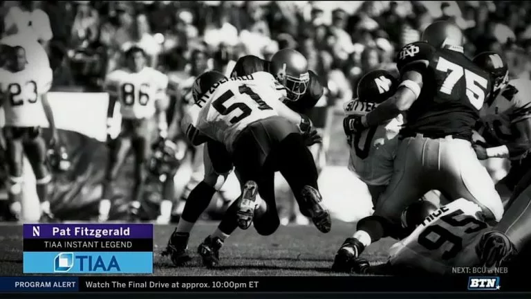 Video: Instant Legend: Pat Fitzgerald | Northwestern | Big Ten Football | BTN Tailgate