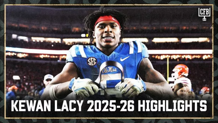Video: Kewan Lacy Top Plays | 2025-26 College Football Season