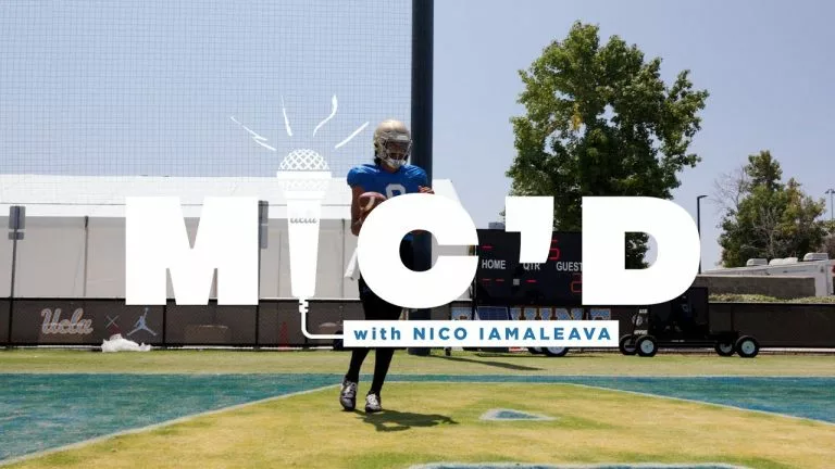 Video: Mic'd Up - Nico Iamaleava