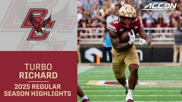Video: Turbo Richard 2025 Regular Season Highlights | Boston College RB