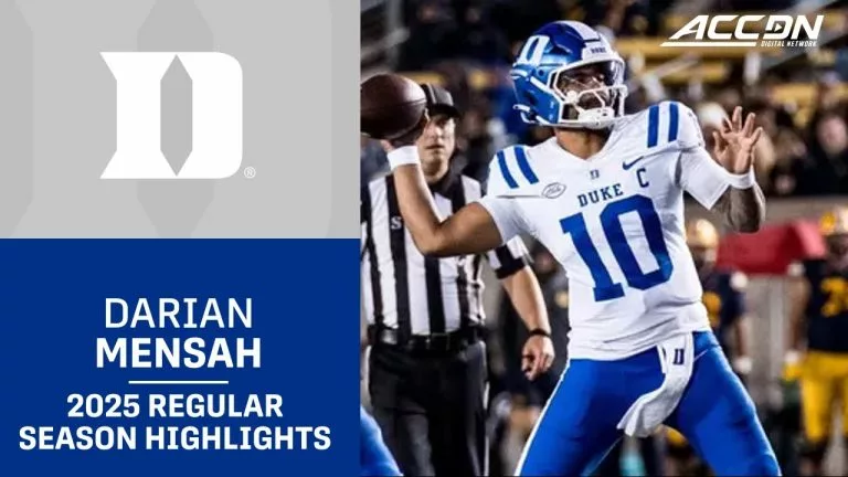Video: Darian Mensah 2025 Regular Season Highlights | Duke QB