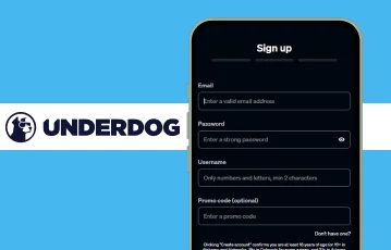 underdog mobile sign-up