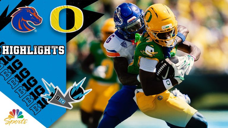 Video: Boise State Broncos vs. Oregon Ducks | COLLEGE FOOTBALL HIGHLIGHTS | 9/5/2026 | NBC Sports