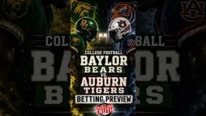 Video: College Football Baylor vs Auburn: Prediction Market Preview #baylor #auburn #collegefootball