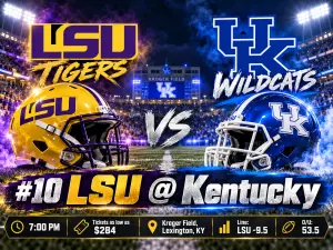 NCAA Week 6 No. 10 LSU at Kentucky 2026 Preview: Prediction, Betting Odds & 4 Prop Bets