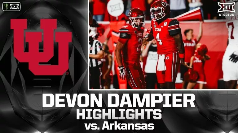 Video: Devon Dampier Highlights vs. Arkansas | 2026 Monster Energy Big 12 Football